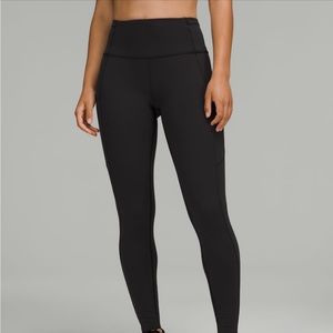 Lululemon fast and free brushed fabric high rise tight